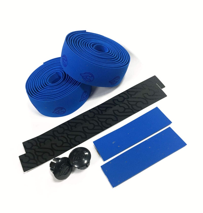Cinelli Cork Gel Ribbon Handlebar Tape  Blue - Image 2